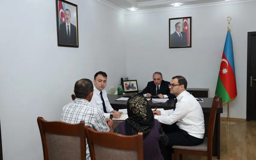 Baş prokuror Zaqatala rayonunda vətəndaşları qəbul edib