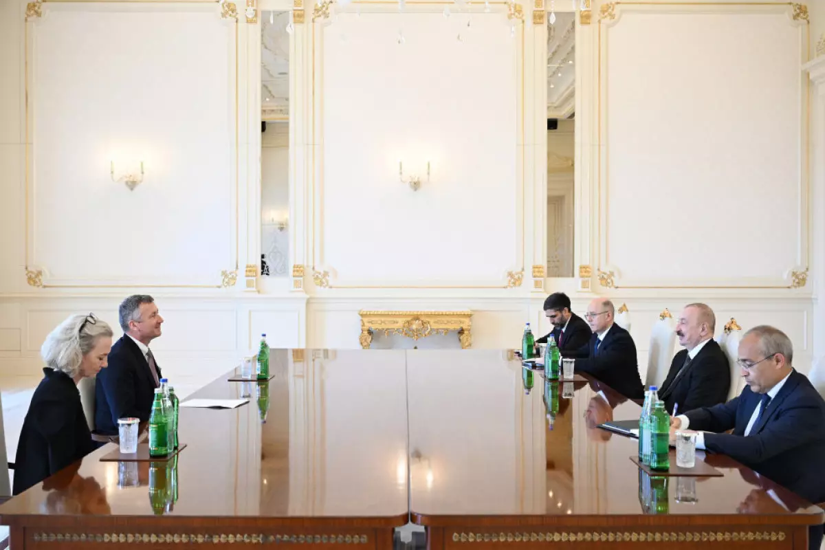 Prezident “ExxonMobil” şirkətinin vitse-prezidentini qəbul edib