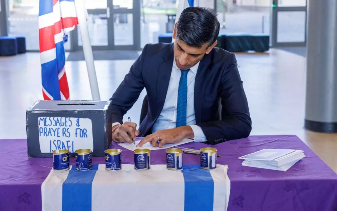 Sunak İsrailə gedir