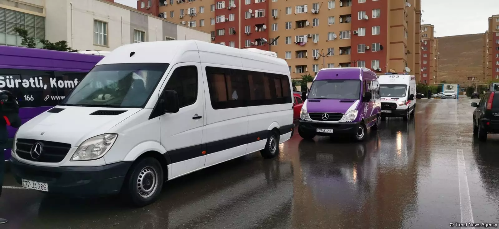 Şuşa şəhərinə növbəti köç karvanı yola salınıb