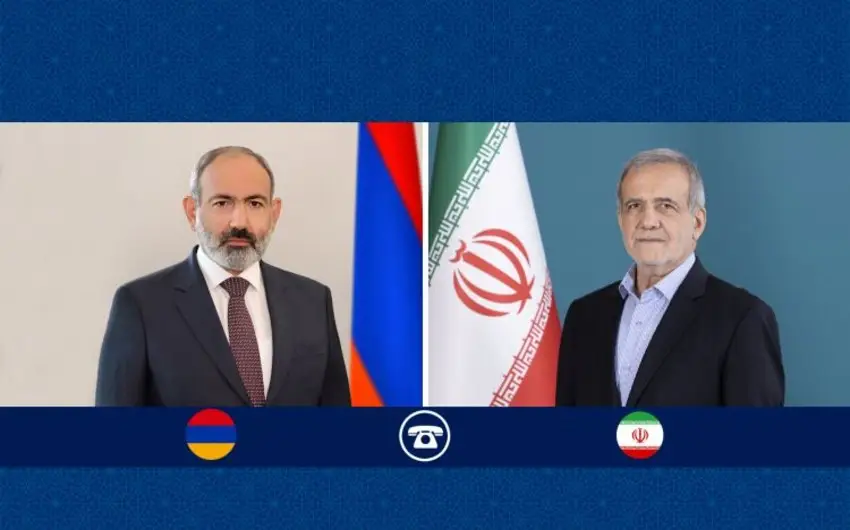 Pezeşkianla Paşinyan arasında telefon danışığı olub