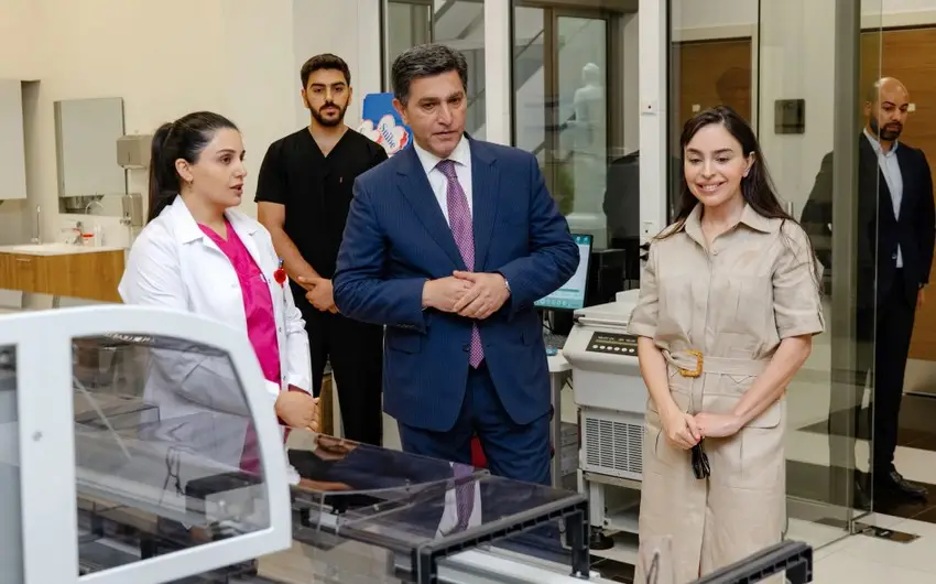 Heydər Əliyev Fondunun vitse-prezidenti Leyla Əliyeva “Məlhəm Hospital”ı ziyarət edib