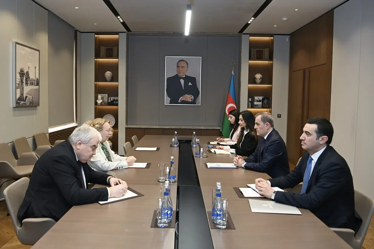 Ceyhun Bayramov BMT-nin Cenevrə Ofisinin rəhbəri ilə görüşüb