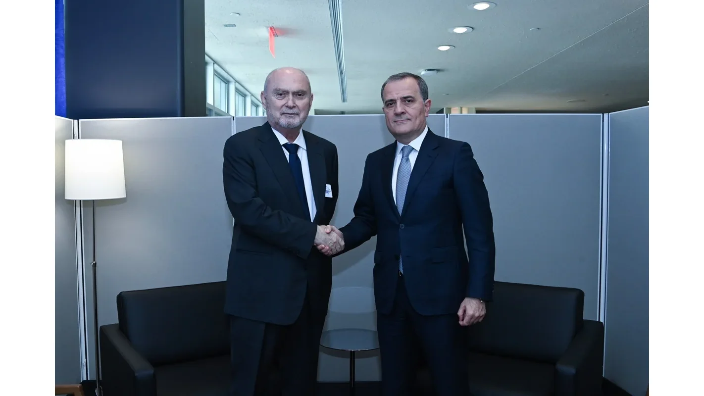 Ceyhun Bayramov Feridun Sinirlioğlu ilə görüşüb