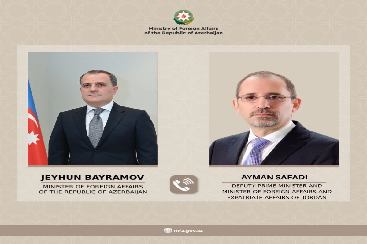 Ceyhun Bayramov iordaniyalı həmkarı ilə danışdı