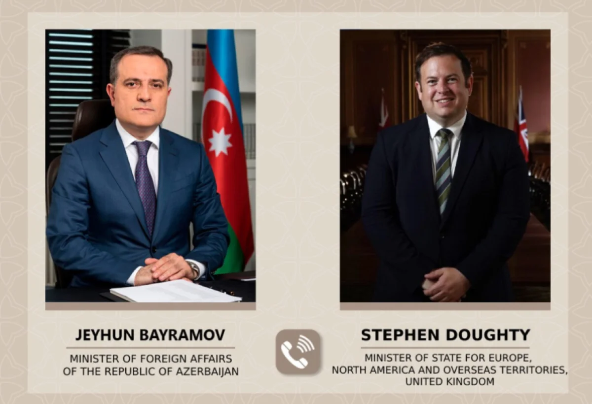 Jeyhun Bayramov, UK minister discuss Iran drone attack