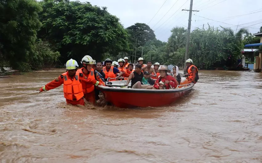 Myanmada daşqınlar nəticəsində ölənlərin sayı 290-ı ötüb