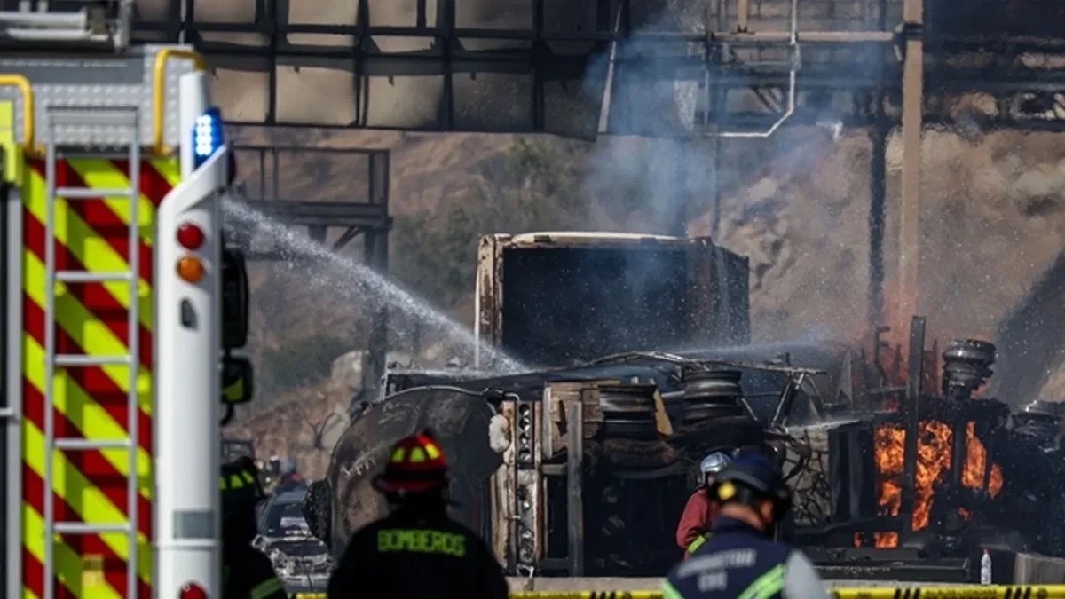 Çilidə qaz tankeri partladı: Ölənlər və yaralılar var