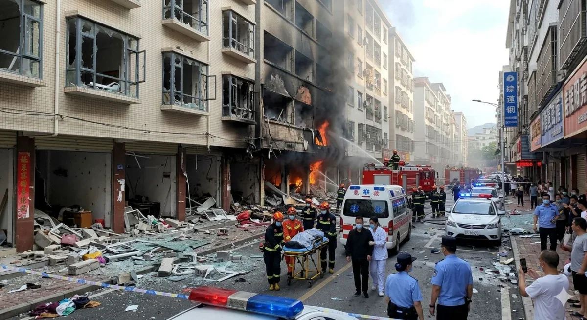Çində baş verən partlayış nəticəsində 8 nəfər yaralanıb, 3 nəfər itkin düşüb
