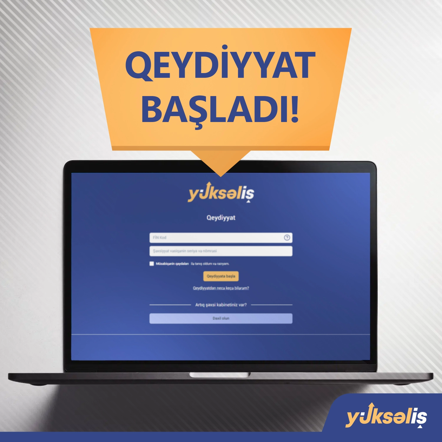 "Yüksəliş" müsabiqəsinə qeydiyyat başladı