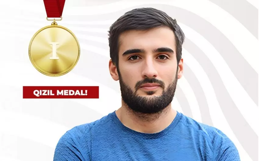 Orxan Aslanov qızıl medal qazandı!