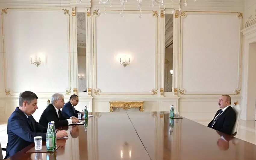 İlham Əliyev Rusiya XİN-in xüsusi nümayəndəsini qəbul edib