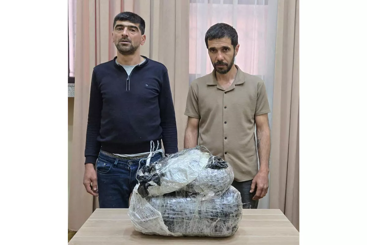 İrandan Azərbaycana PUA ilə narkotik keçirən şəxslər saxlanılıb