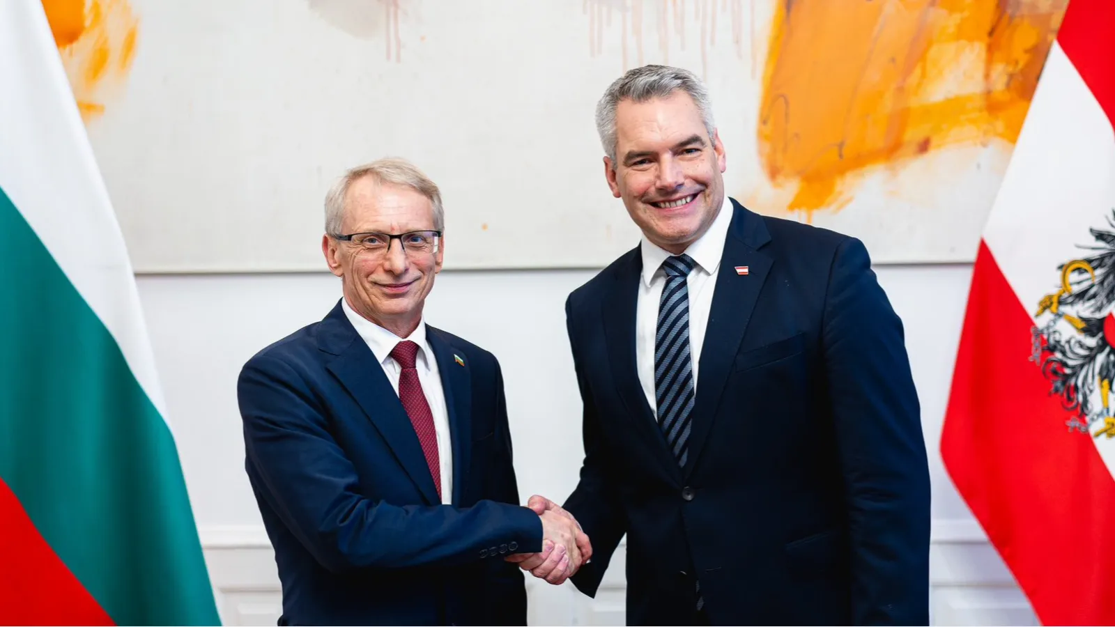 Avstriya və Bolqarıstanın baş nazirləri görüşüb