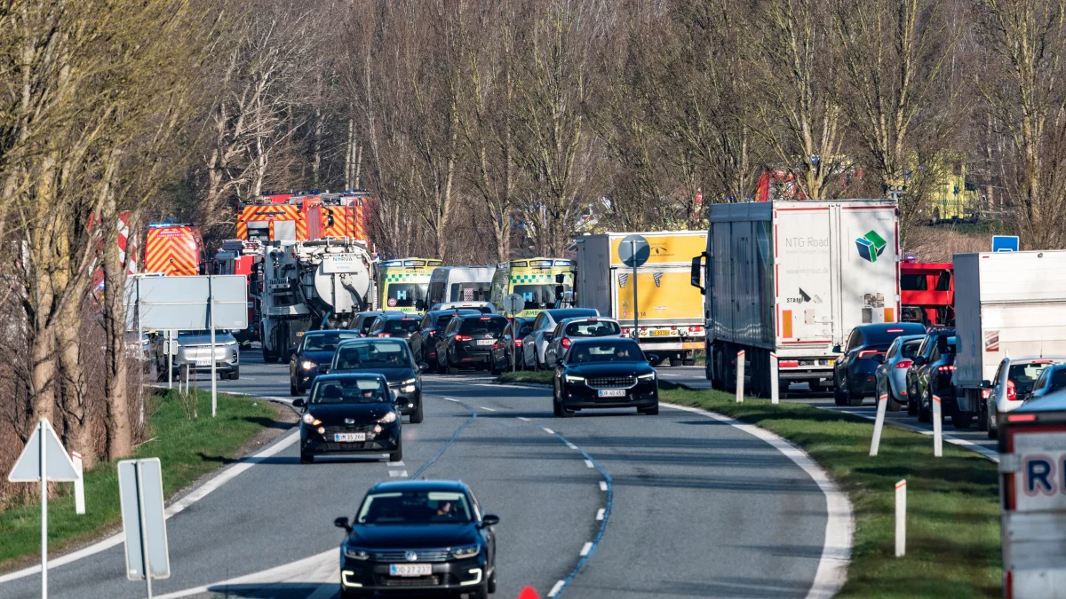 Danimarkada qatar qəzası: Yaralananlar var