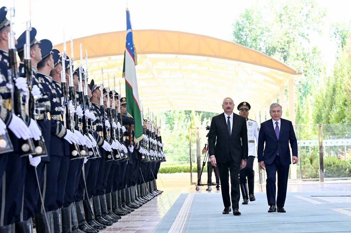 Daşkənddə Prezident İlham Əliyevin rəsmi qarşılanma mərasimi olub - YENİLƏNİB
