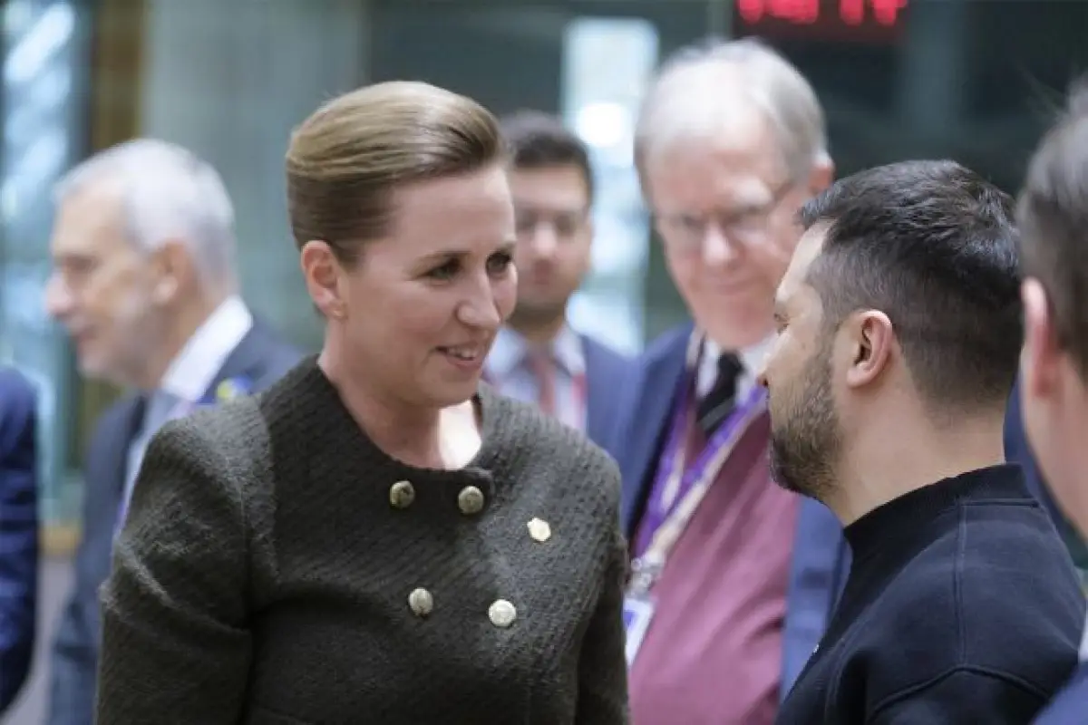 Zelenski Kopenhagenə səfər edib