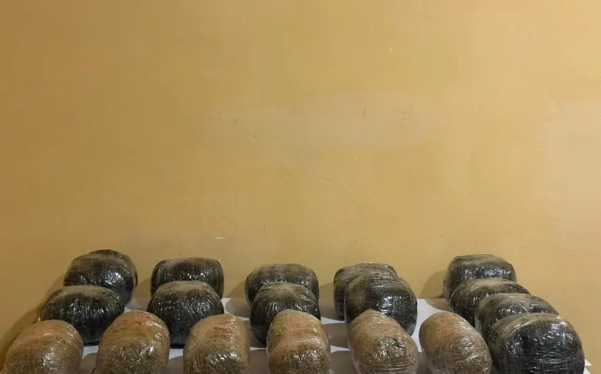 İrandan Azərbaycana 18 kq narkotikin keçirilməsinin qarşısı alınıb