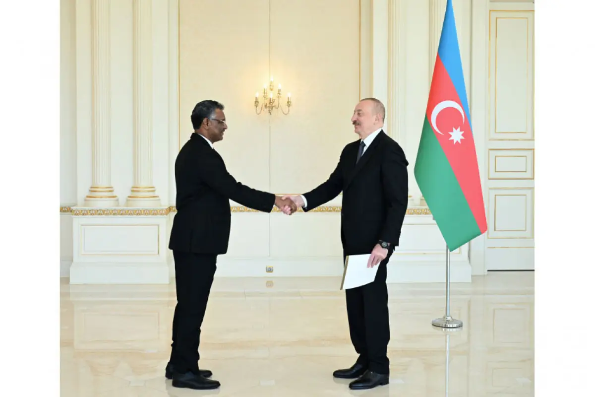 İlham Əliyev Sudan səfirinin etimadnaməsini qəbul edib