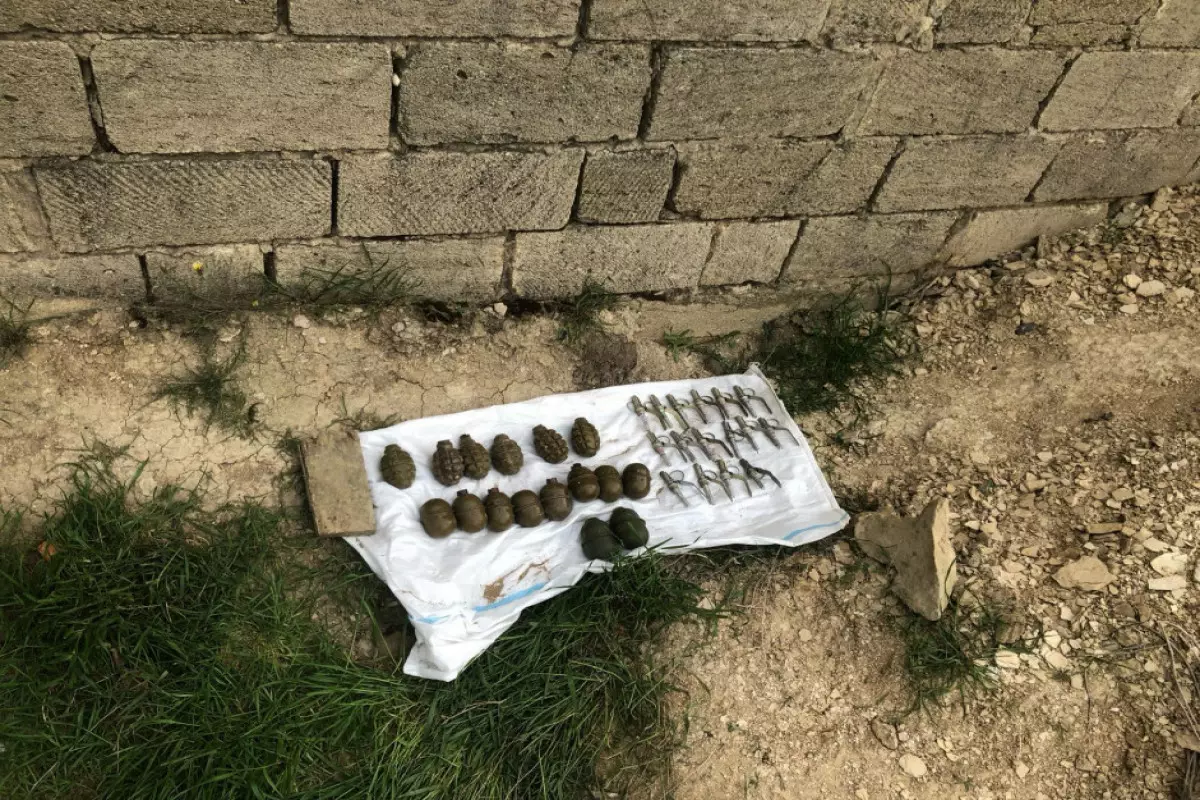 Qobu və Masazır qəsəbələrində silah-sursat aşkar edilib