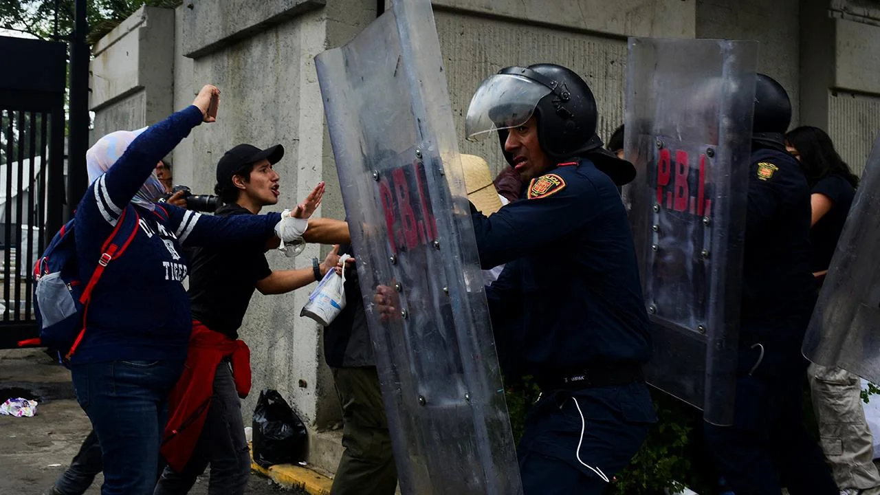 Clashes erupt outside World Cup match in Mexico, dozens detained