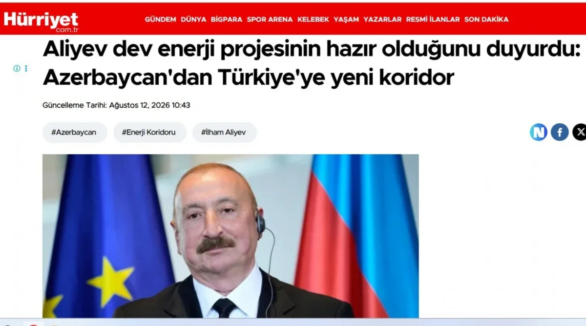 Dünya mediası Prezident İlham Əliyevin Naxçıvanda səsləndirdiyi fikirlərə geniş yer ayırıb