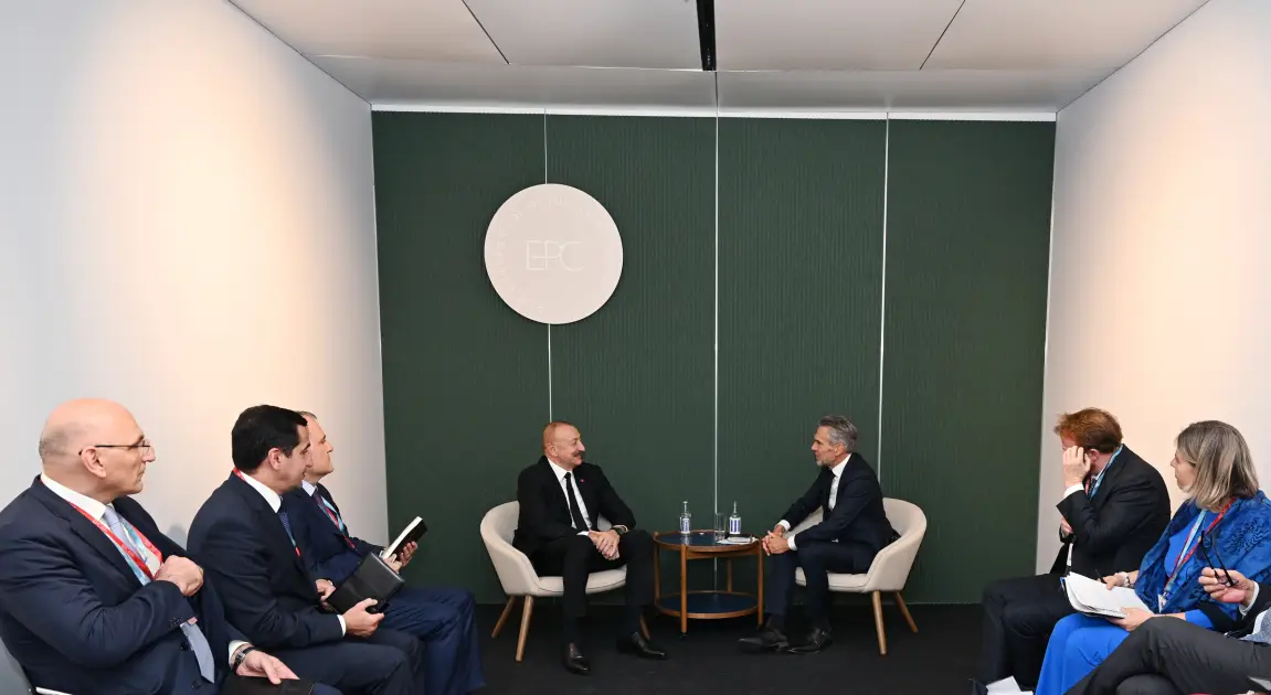 İlham Əliyevin Dik Şuf ilə görüşü olub - FOTOLAR