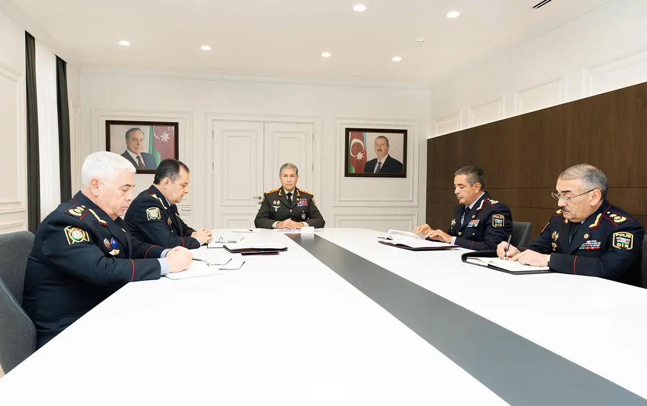 Daxili İşlər Nazirliyində əməliyyat müşavirəsi keçirildi - FOTO