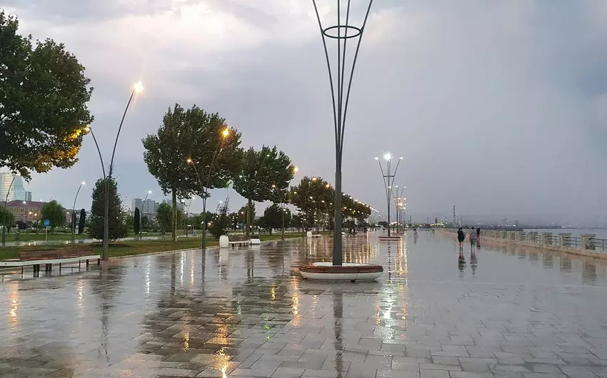 Yağışlı hava bu gün də davam edəcək?