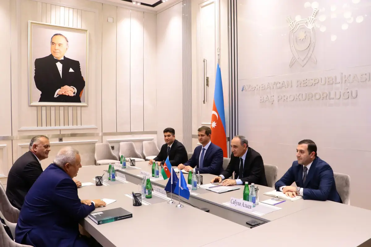 Kamran Əliyev MDB Baş Prokurorlarının Əlaqələndirmə Şurasının İcraçı katibini qəbul edib
