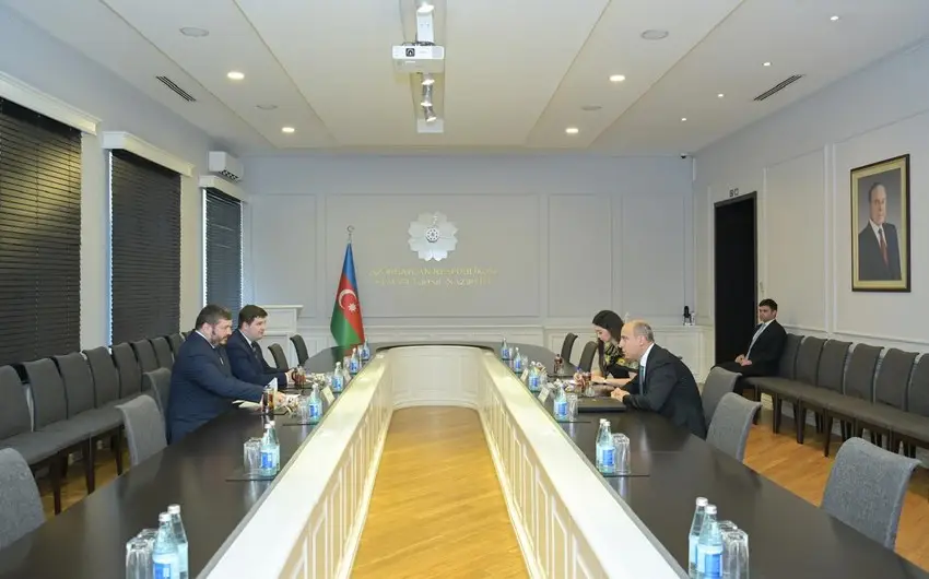 Emin Əmrullayev Ukraynanın Azərbaycandakı səfiri ilə görüşüb