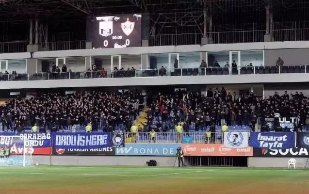 "Neftçi" - "Qarabağ" oyununda mövsümün azarkeş rekordu qeydə alınıb