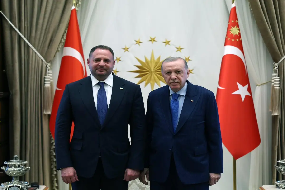 Ərdoğan Yermakı qəbul etdi