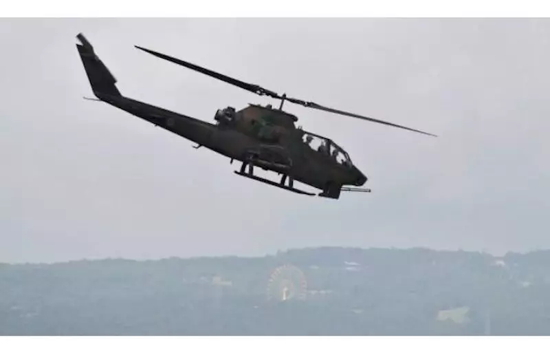 ABŞ hərbi helikopteri təlim zamanı qəzaya uğrayıb