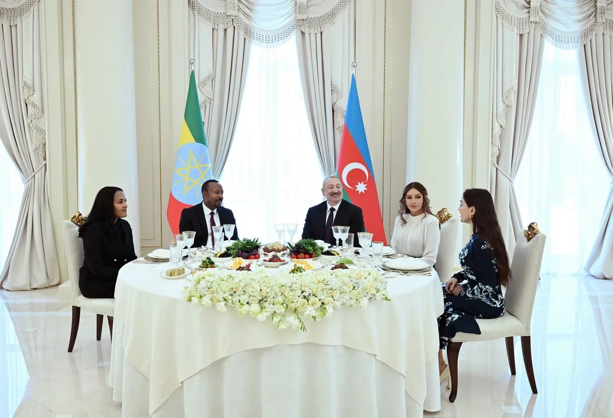 В Баку дан официальный обед в честь Премьер-министра Эфиопии