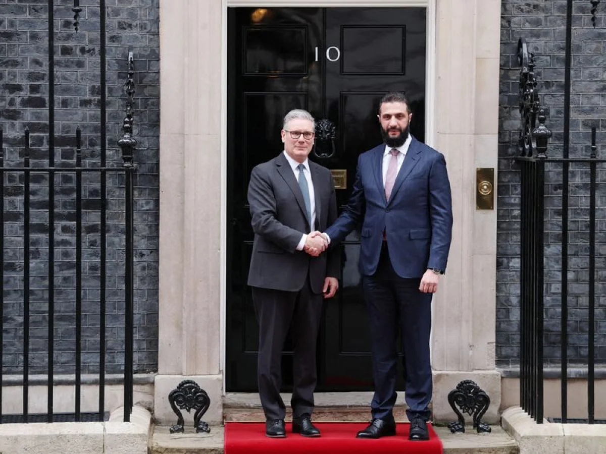 Əhməd əl-Şaraa Starmerlə görüşdü