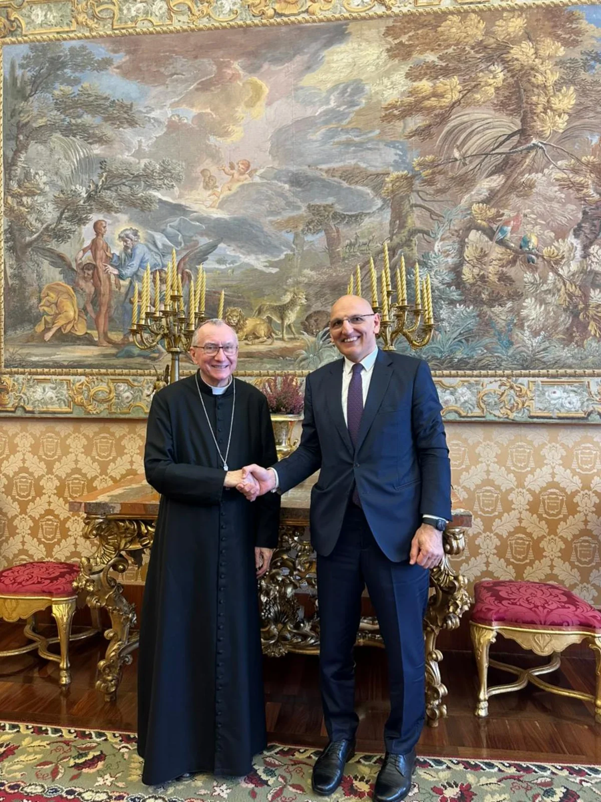 Elchin Amirbayov holds high-level meetings at the Holy See