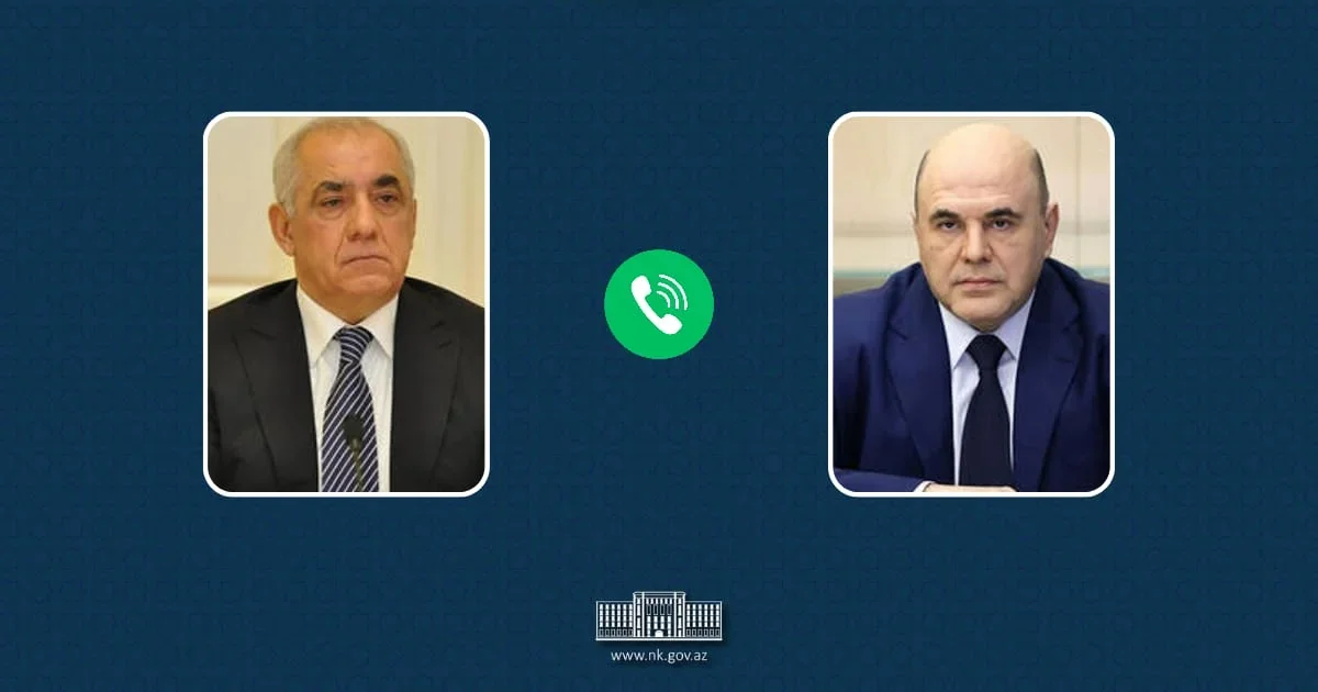 Əli Əsədov Mixail Mişustinlə telefon danışığı aparıb
