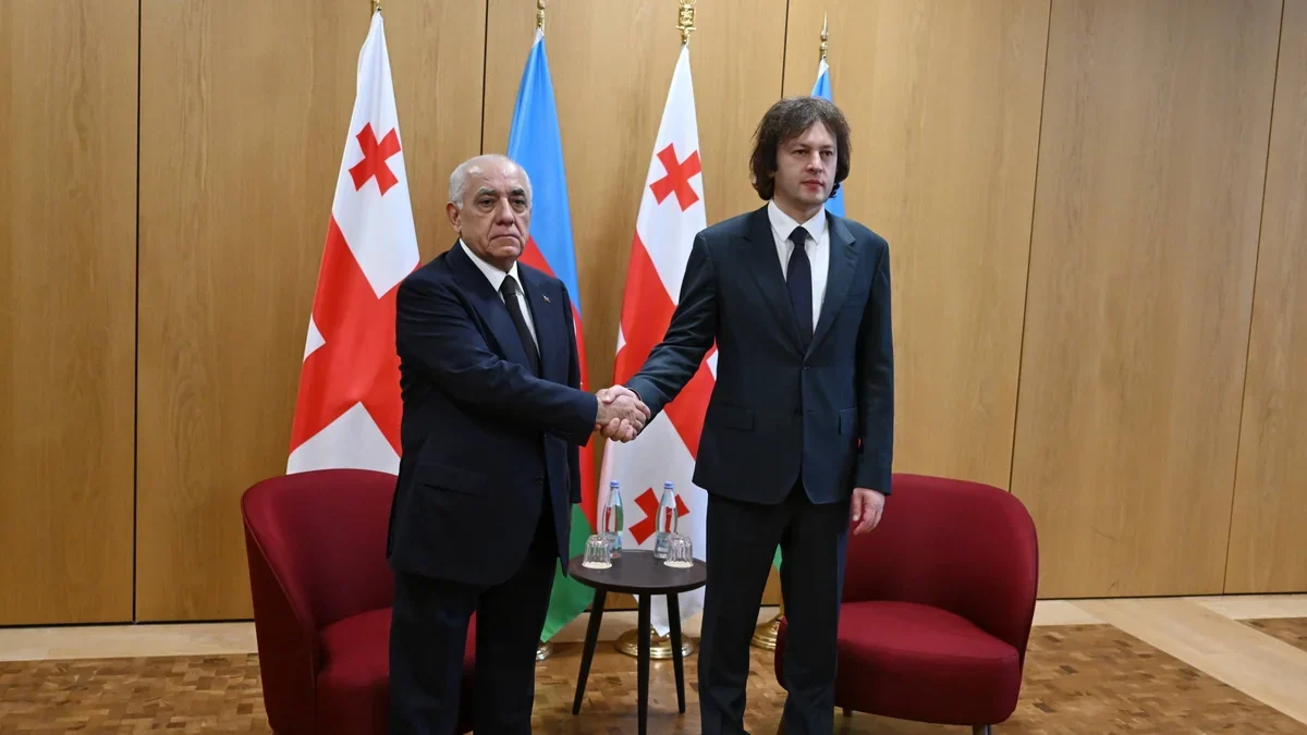 Ali Asadov and Irakli Kobakhidze hold one-on-one meeting