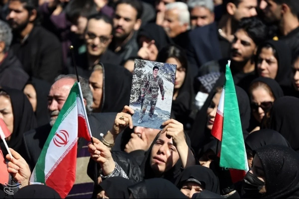 Ali Larijani and Basij commander buried in Iran