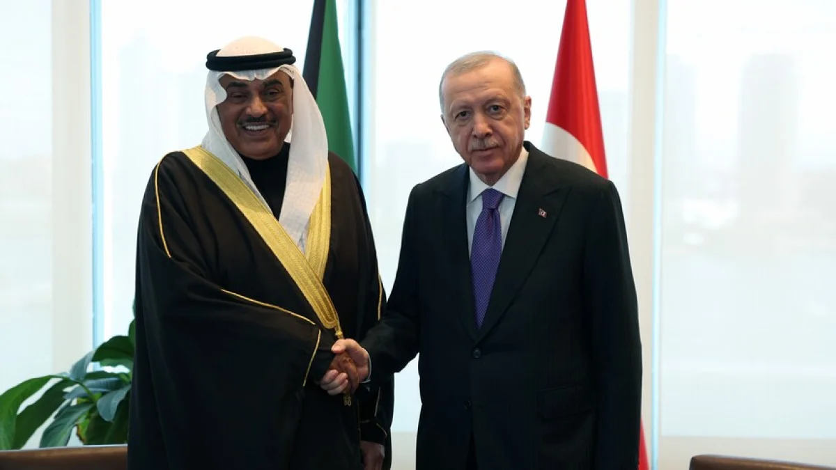 Erdogan meets Kuwait’s crown prince in New York