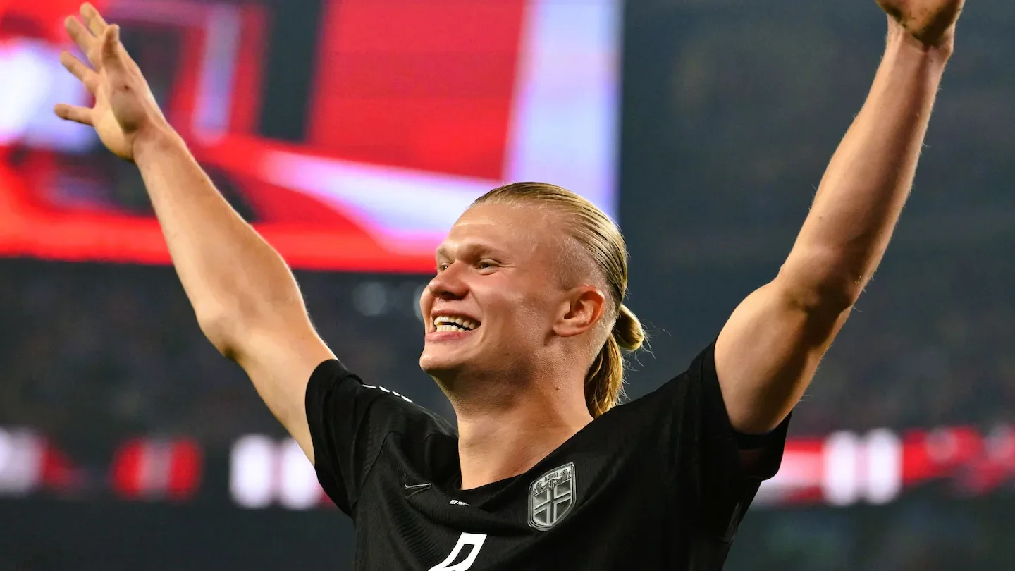 Erling Haaland sets historic goalscoring record for Norway
