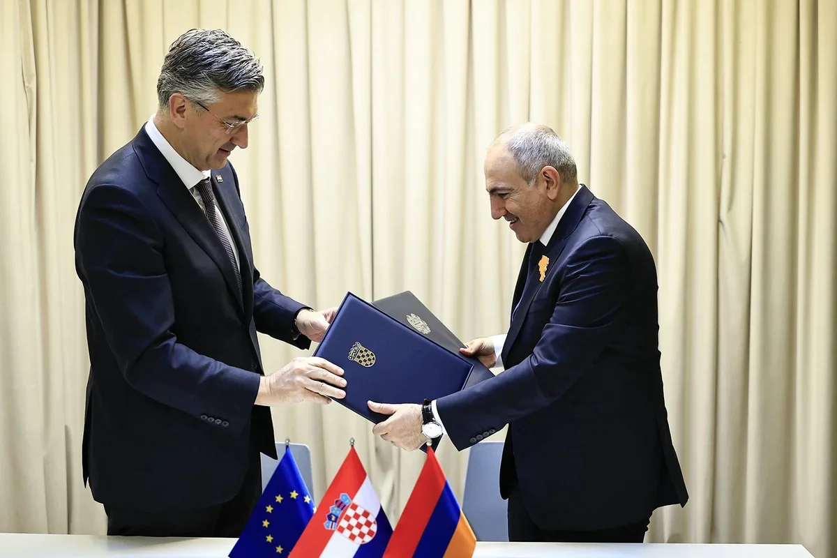 Armenia and Croatia sign strategic cooperation agreement