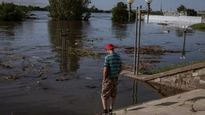 Ukrayna: Kaxovka bəndinin uçması nəticəsində daşqın nəticəsində ölənlərin sayı 10-a çatıb