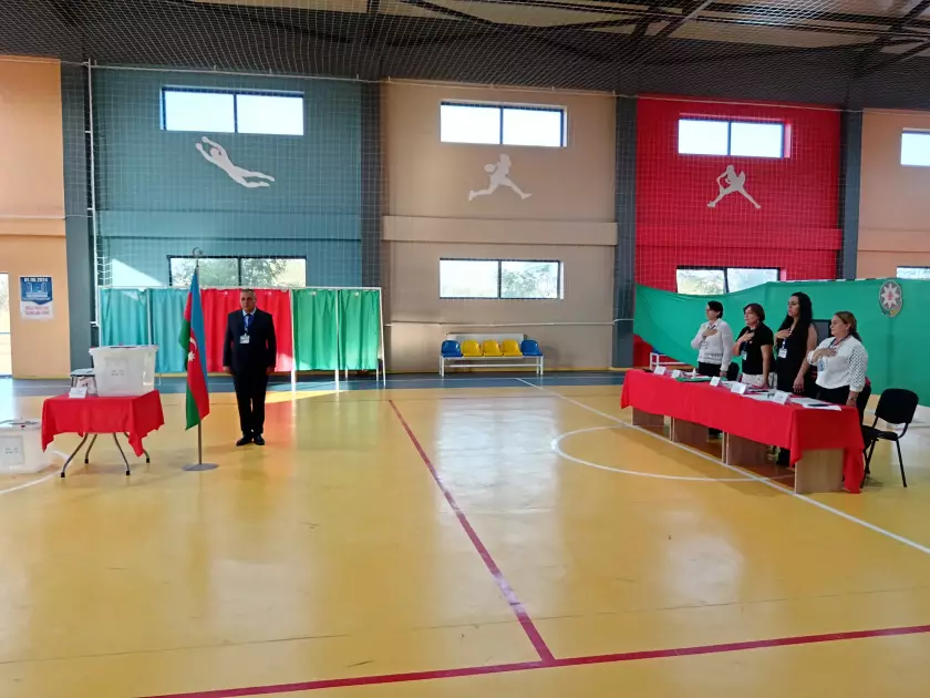 Ağalı kəndində səsvermə başlayıb - FOTO