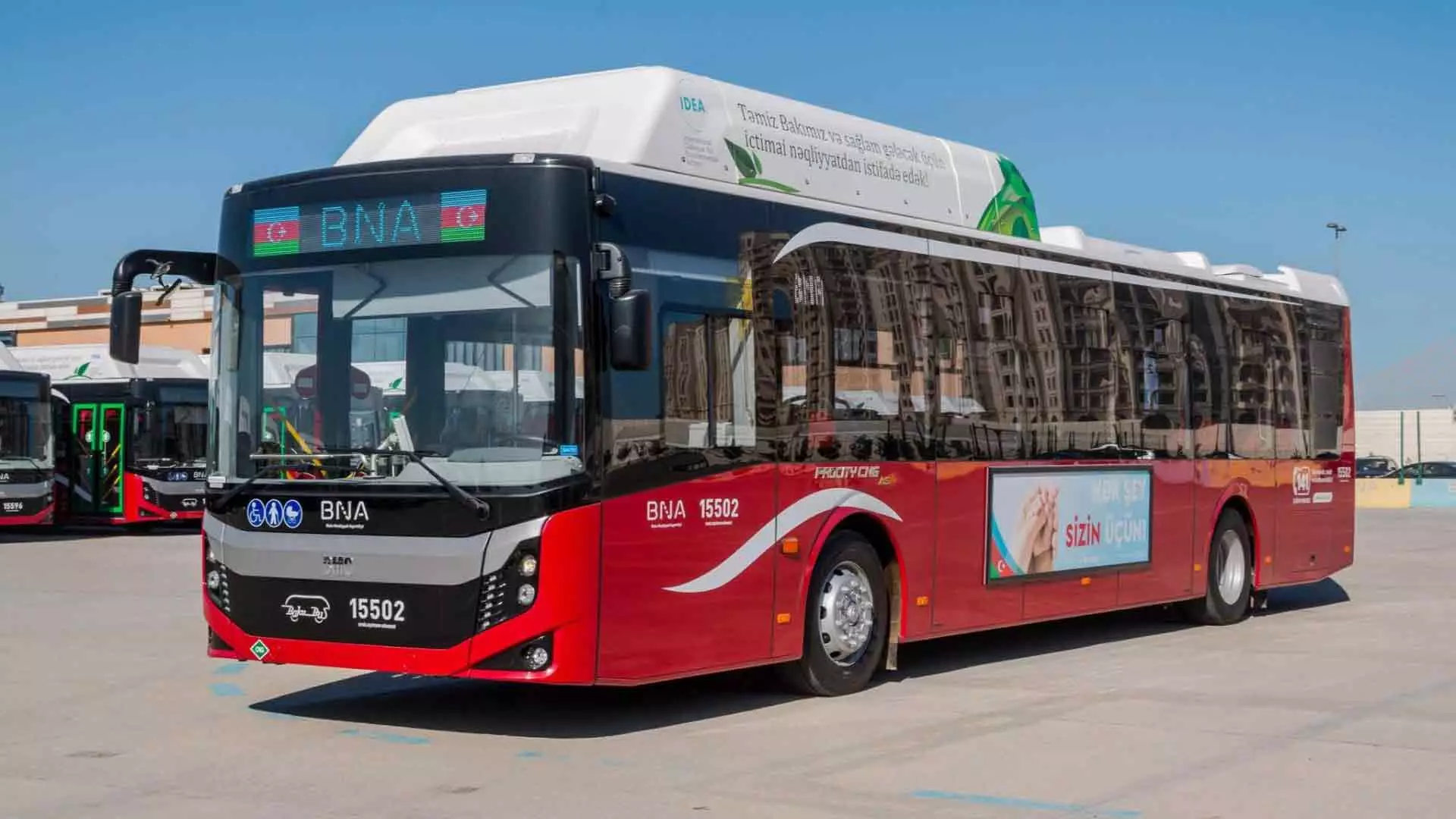 Bakıda daha 170 avtobus xidmət göstərəcək