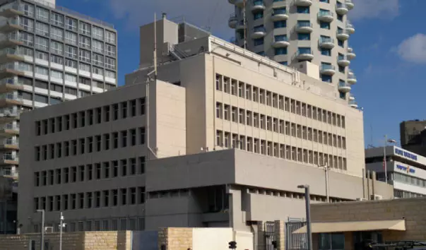 ABŞ-nin İsraildəki səfirliyi yaxınlığında partlayış olub