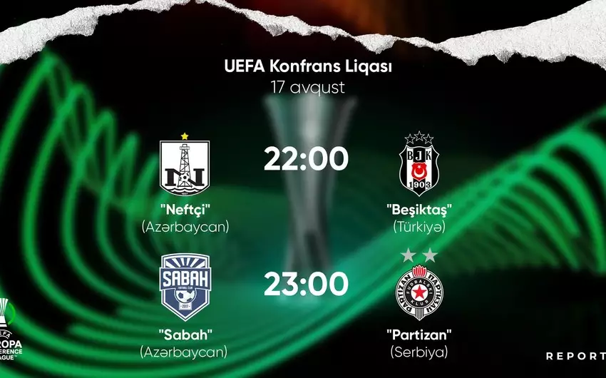 "Partizan" "Sabah"a, "Beşiktaş" "Neftçi"yə qarşı