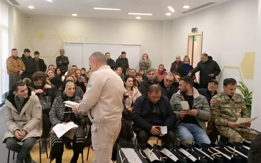 ANAMA növbəti mərhələdə Füzuli şəhərinə köçən 30 ailəyə təlim keçib