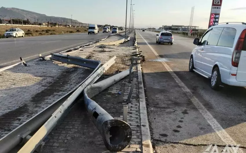 AAYDA: Eyni vaxtda və eyni ərazidə baş verən qəzalar yol təsərrüfatına ziyan vurub